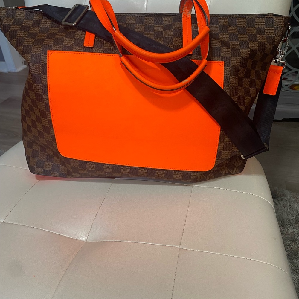 Damier challenge Hippo 2way Travel bag
